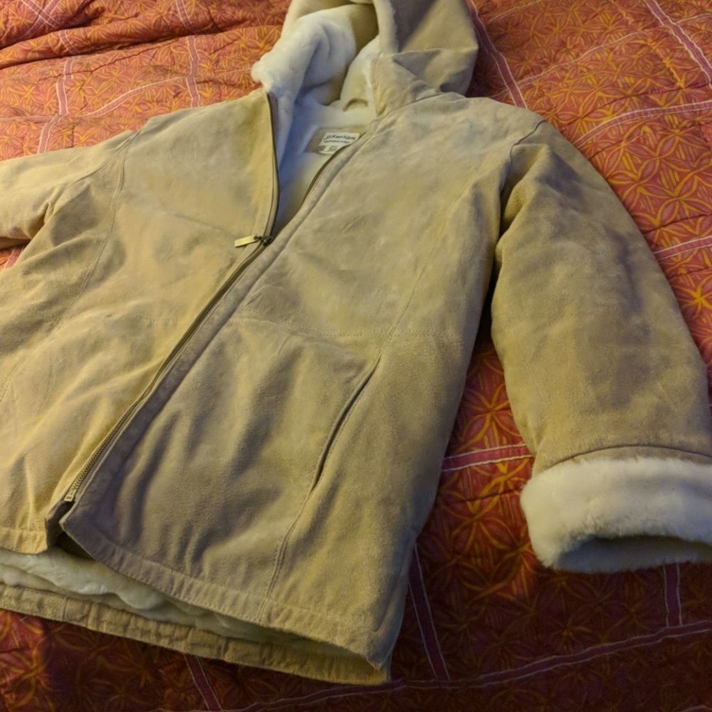 St Johns Bay suede coat
